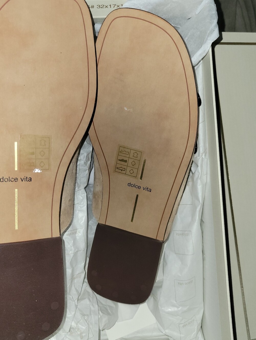 Dolce Vita Bamboo Nubuck Slides - Picture 2 of 9